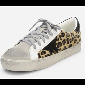 Leopard Star Tennis Shoes